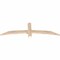 Ekena Millwork Bellingham Smooth Timber Gable Bracket, Douglas Fir, 60"W x 17"H x 1 1/2"D x 3 1/2"F, 7/12 Pitch GBW060X17X0204BEL00SDF - alternate 4